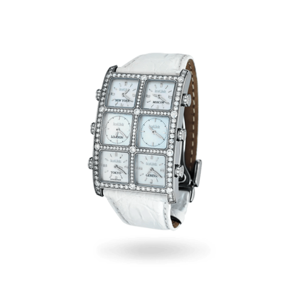 Alva 6TZ Diamond Watch (Sample Sale) Presidential IceLink 3.5 ct.  